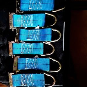 6 heavy duty e-track load securement straps